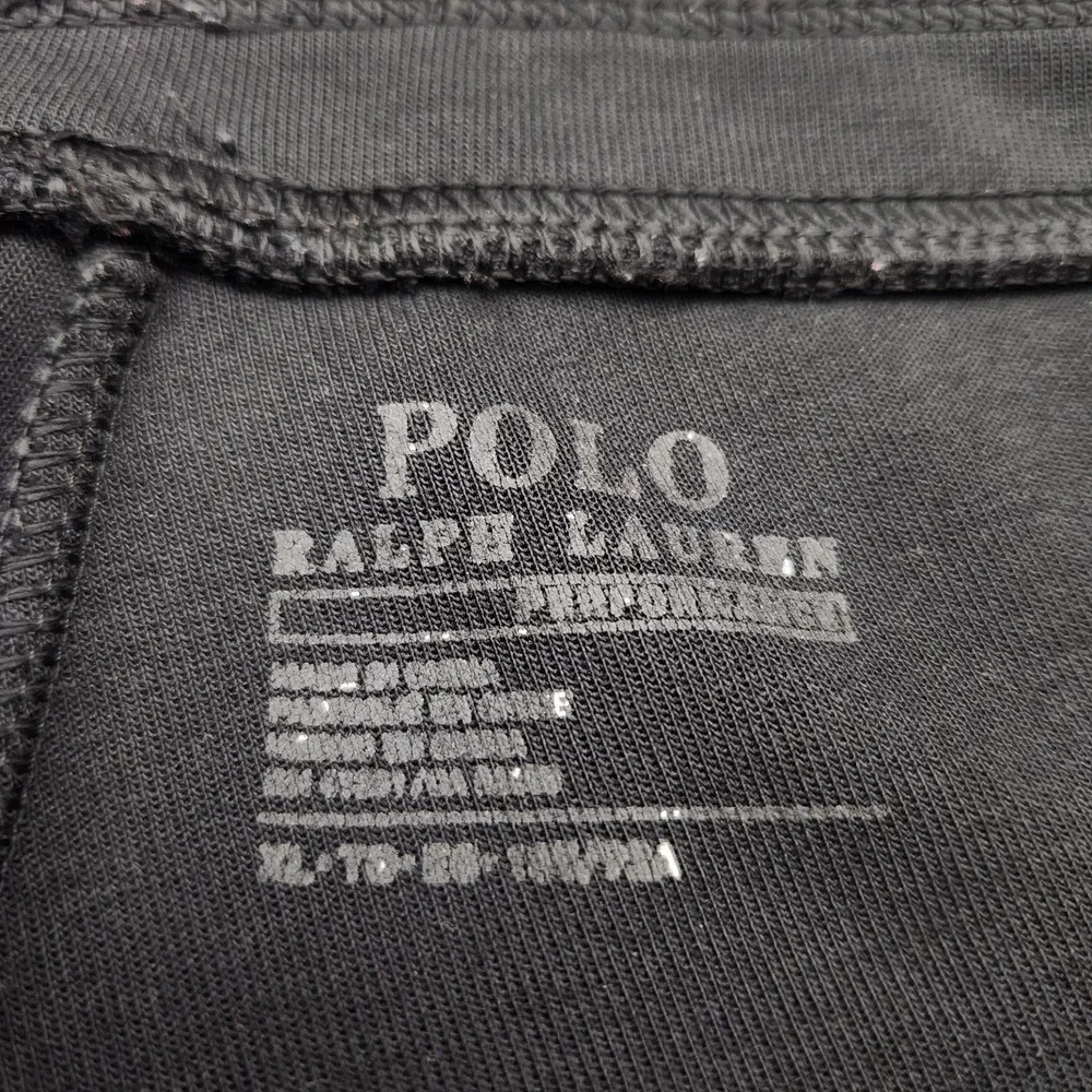 Polo Ralph Lauren Mens XL Black Performance Jogger Sweatpants Drawstring‎ Pony